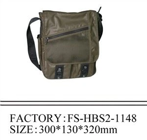 Messager Bag Men Kína með leðri